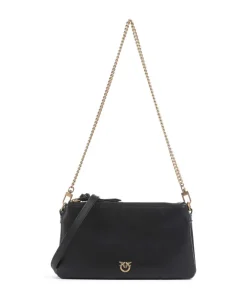 Pinko Shoulder Bags|Crossbody Bags-Double Mini Shoulder bag softly grained calfskin