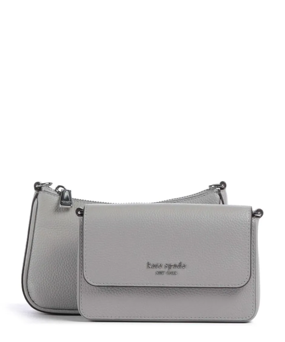 Kate Spade New York Crossbody Bags-Double Up Crossbody bag grained cow leather