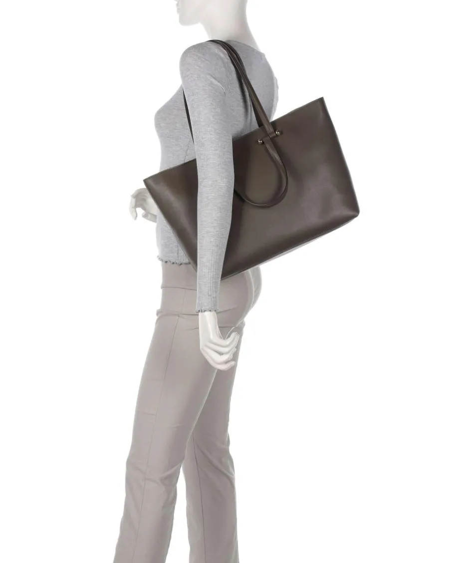 Furla Tote Bags|Handbags-Duetto L Tote bag fine grain leather