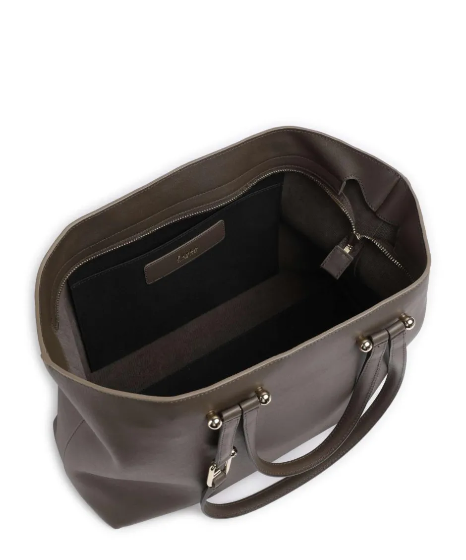 Furla Tote Bags|Handbags-Duetto L Tote bag fine grain leather