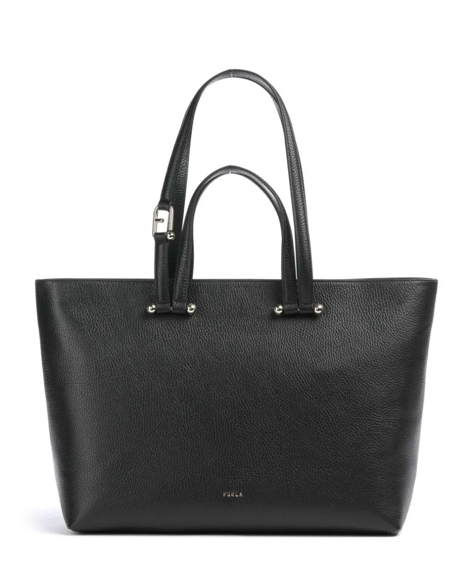 Furla Tote Bags-Duetto L Tote bag grained cow leather