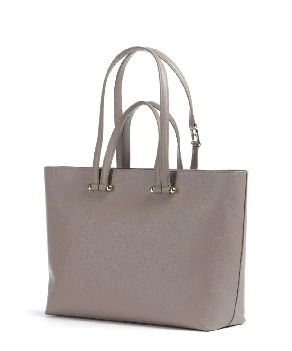 Furla Tote Bags-Duetto L Tote bag grained cow leather