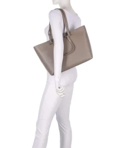 Furla Tote Bags-Duetto L Tote bag grained cow leather
