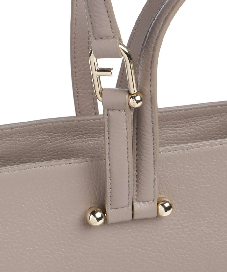 Furla Tote Bags-Duetto L Tote bag grained cow leather