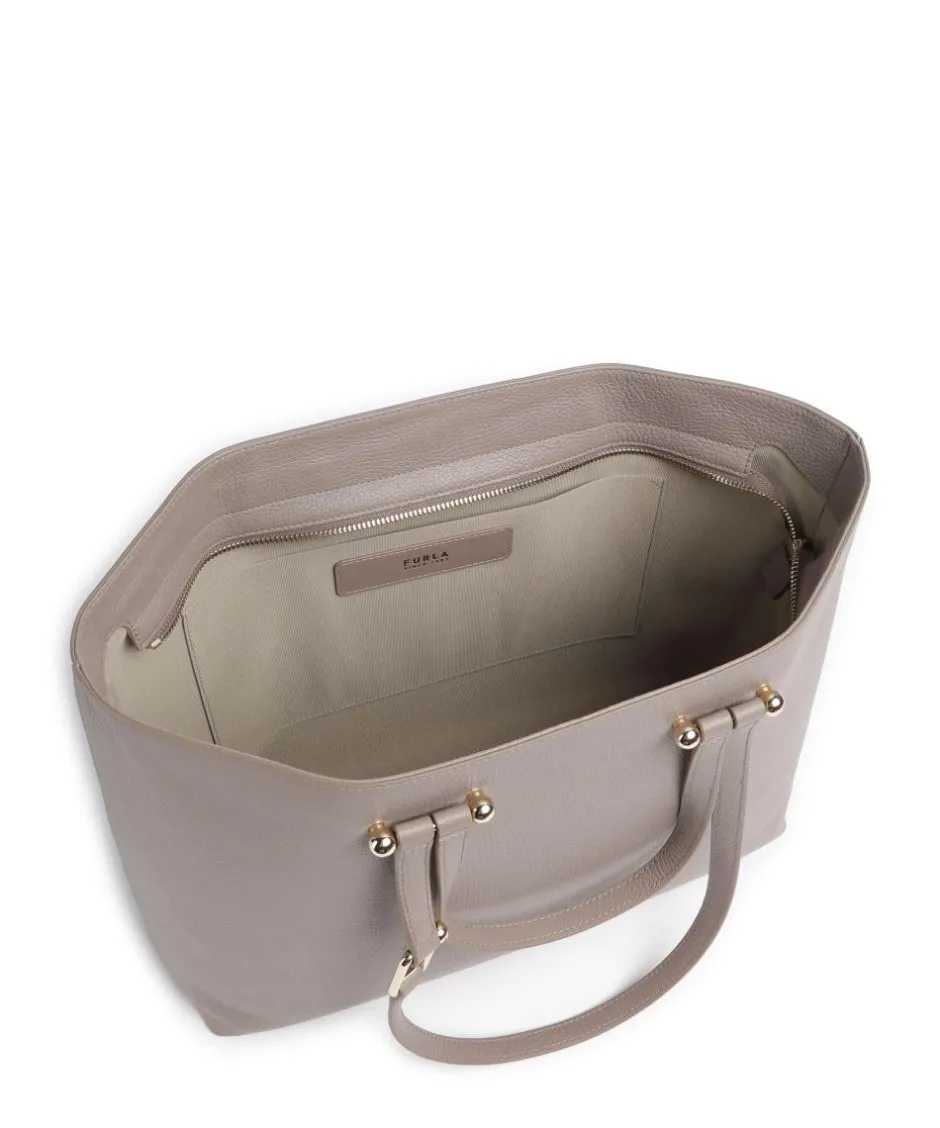 Furla Tote Bags-Duetto L Tote bag grained cow leather