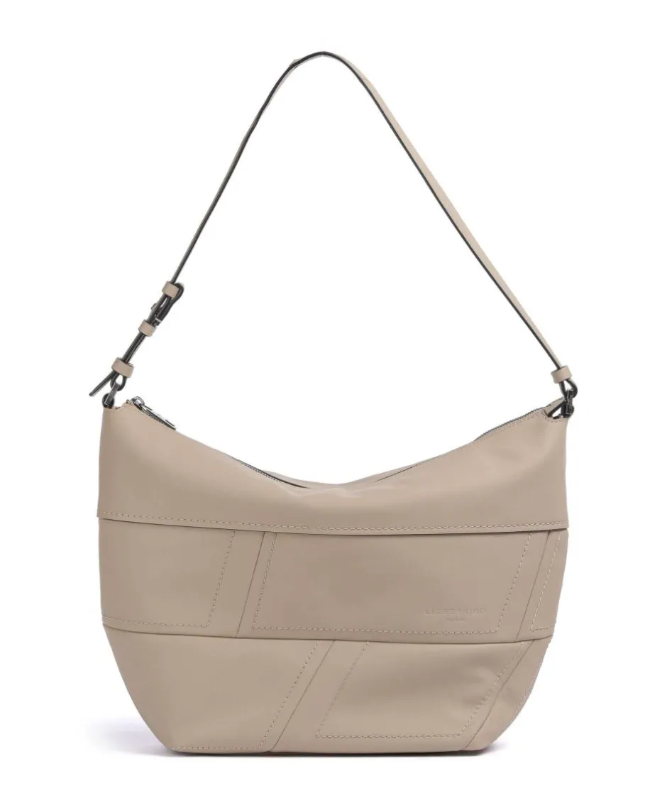 Liebeskind Shoulder Bags|Hobo Bags-Edda Calf Optic M Hobo bag fine grain cow leather