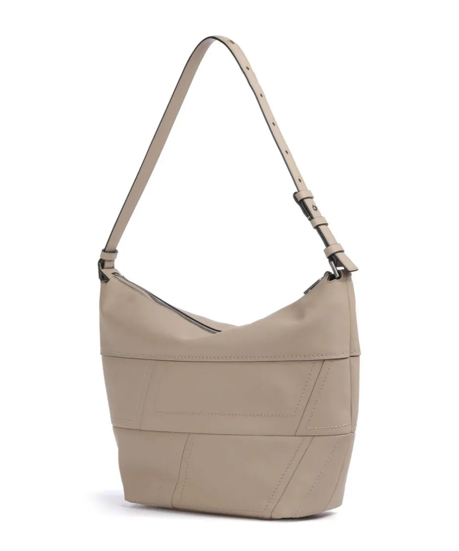 Liebeskind Shoulder Bags|Hobo Bags-Edda Calf Optic M Hobo bag fine grain cow leather