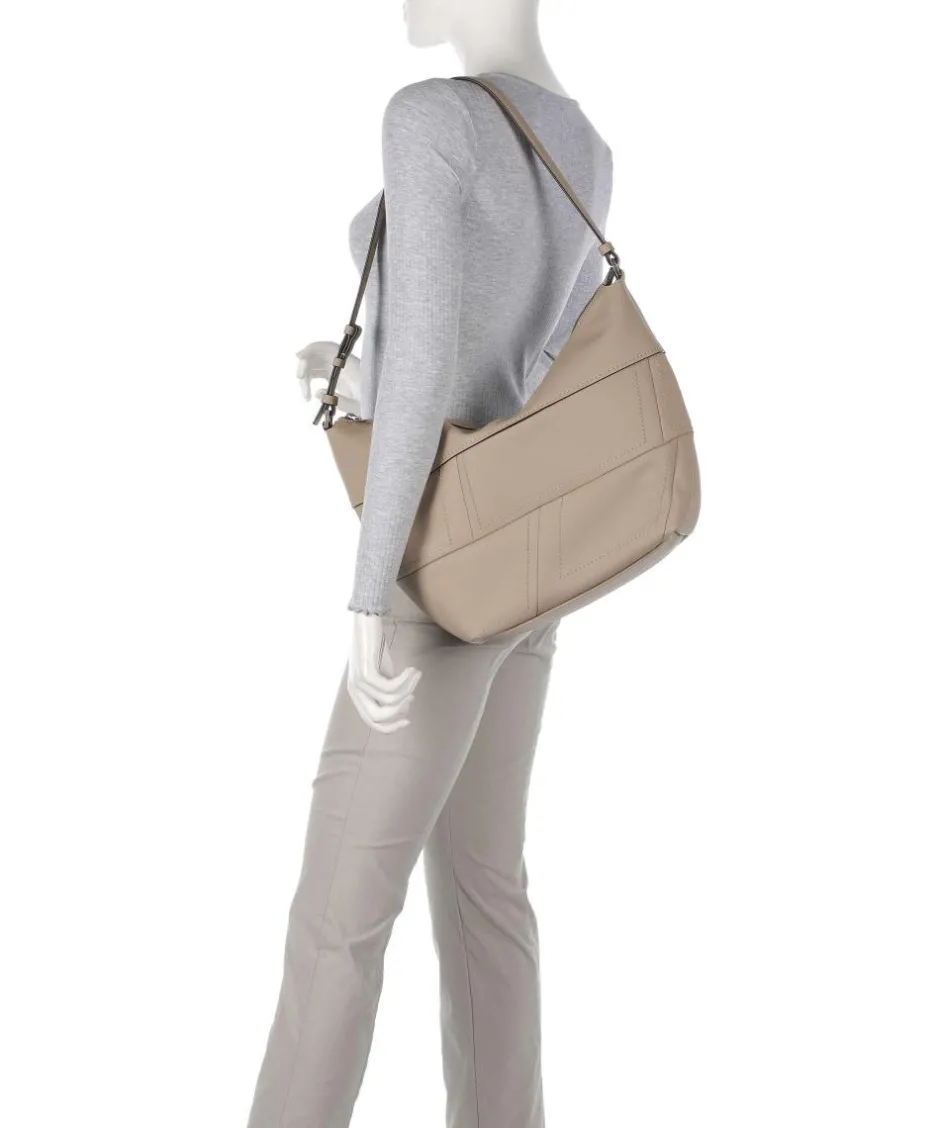 Liebeskind Shoulder Bags|Hobo Bags-Edda Calf Optic M Hobo bag fine grain cow leather