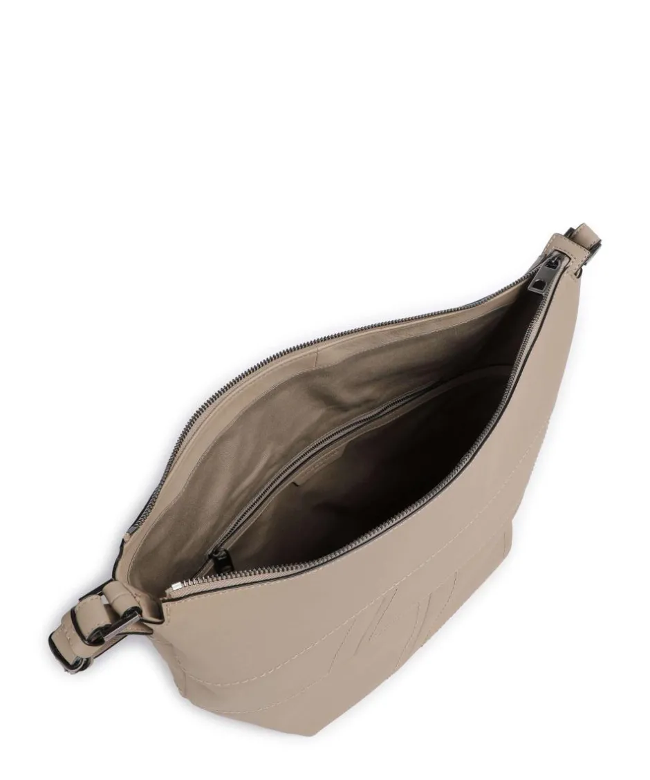 Liebeskind Shoulder Bags|Hobo Bags-Edda Calf Optic M Hobo bag fine grain cow leather
