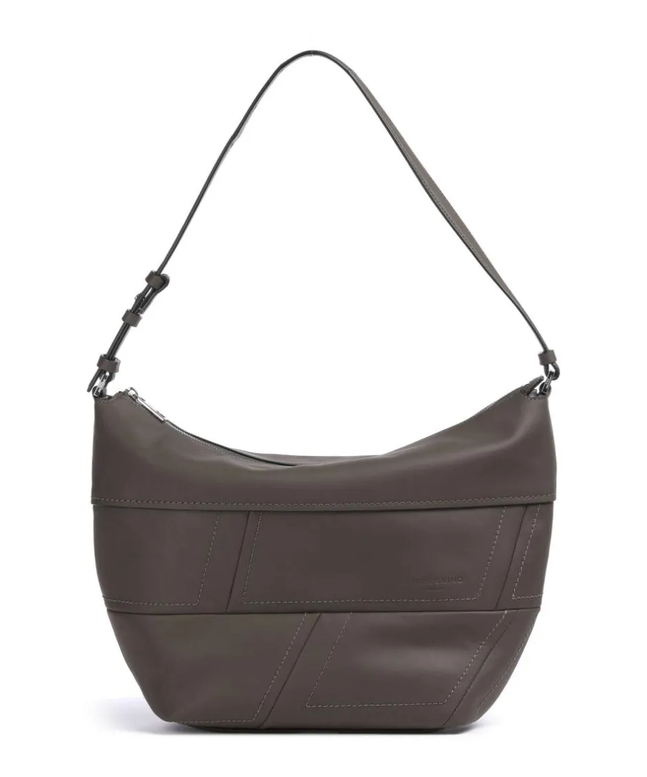 Liebeskind Shoulder Bags|Hobo Bags-Edda Calf Optic M Hobo bag fine grain cow leather