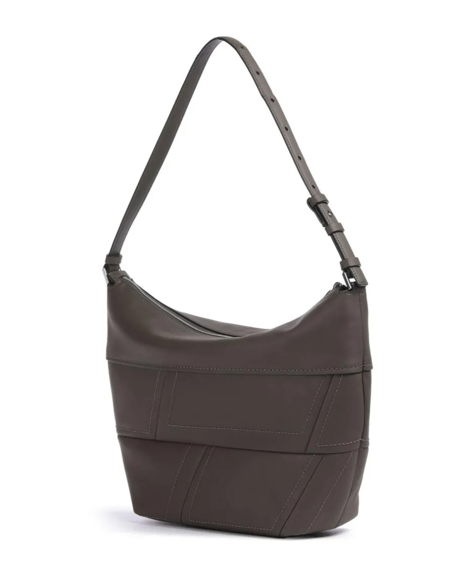Liebeskind Shoulder Bags|Hobo Bags-Edda Calf Optic M Hobo bag fine grain cow leather