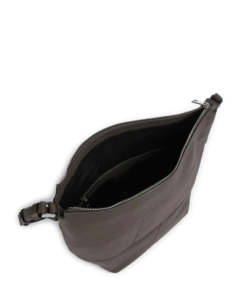 Liebeskind Shoulder Bags|Hobo Bags-Edda Calf Optic M Hobo bag fine grain cow leather