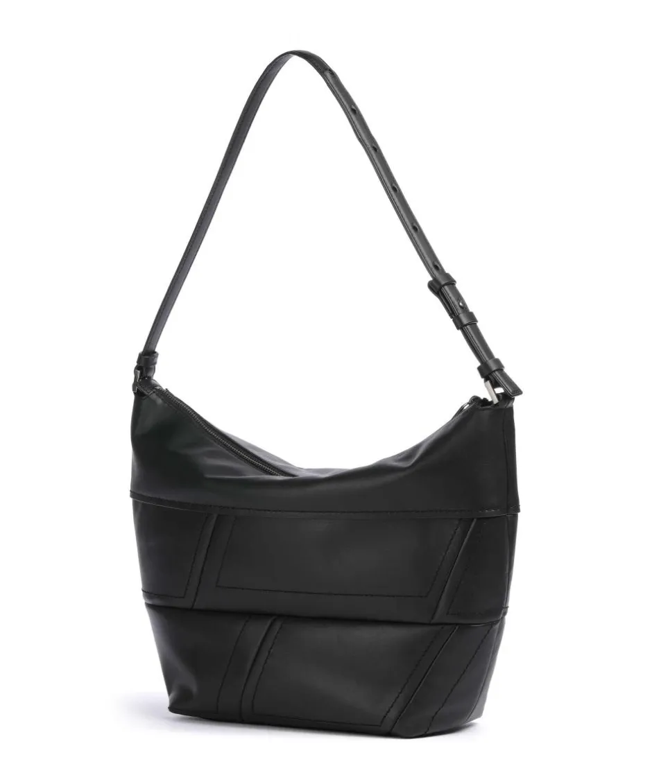 Liebeskind Shoulder Bags|Hobo Bags-Edda Calf Optic M Hobo bag fine grain cow leather