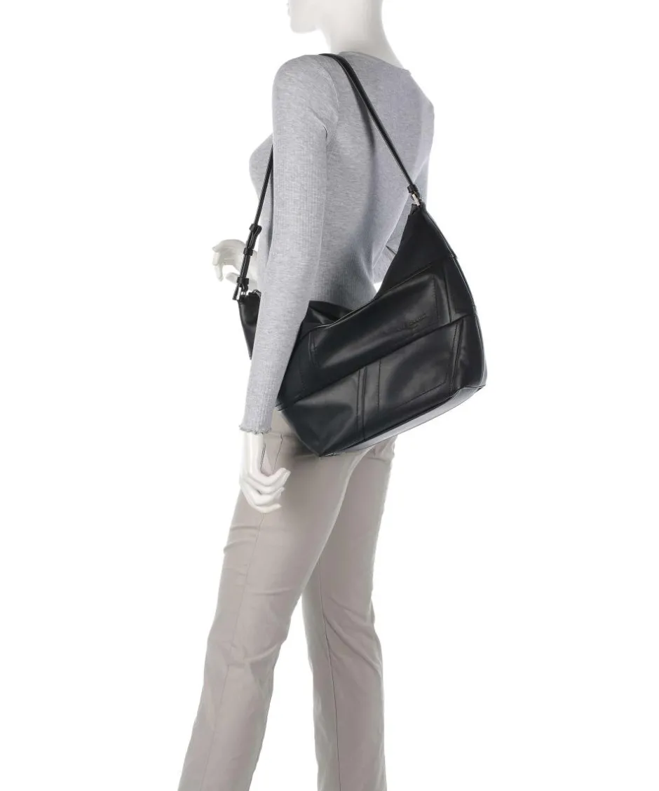 Liebeskind Shoulder Bags|Hobo Bags-Edda Calf Optic M Hobo bag fine grain cow leather
