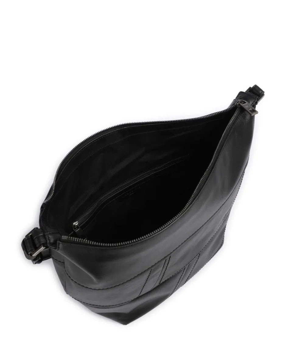 Liebeskind Shoulder Bags|Hobo Bags-Edda Calf Optic M Hobo bag fine grain cow leather