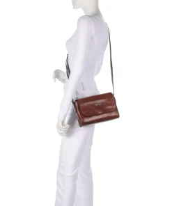 The Bridge Crossbody Bags-Elettra Crossbody bag fine grain cow leather