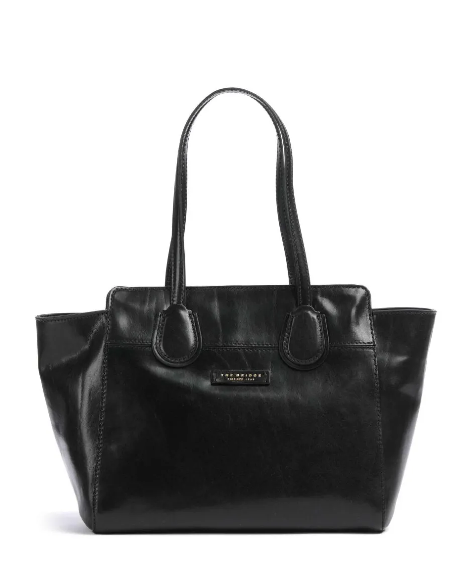 The Bridge Shoulder Bags-Elettra Shoulder bag fine grain cow leather