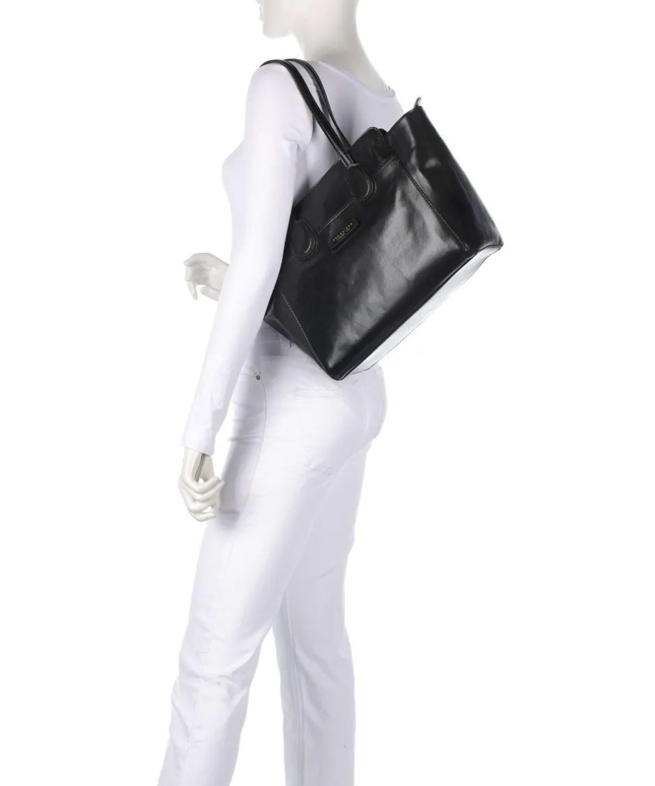 The Bridge Shoulder Bags-Elettra Shoulder bag fine grain cow leather