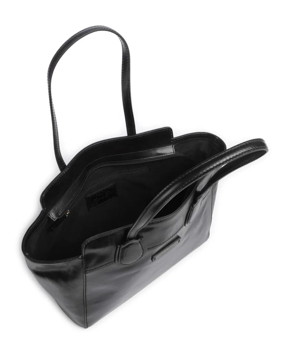 The Bridge Shoulder Bags-Elettra Shoulder bag fine grain cow leather