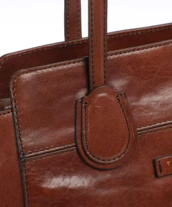 The Bridge Shoulder Bags-Elettra Shoulder bag fine grain cow leather