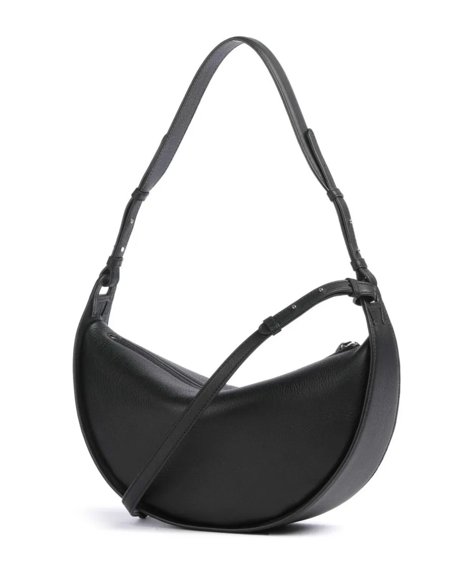 AIGNER Shoulder Bags|Hobo Bags-Eliza S Hobo bag grained cow leather