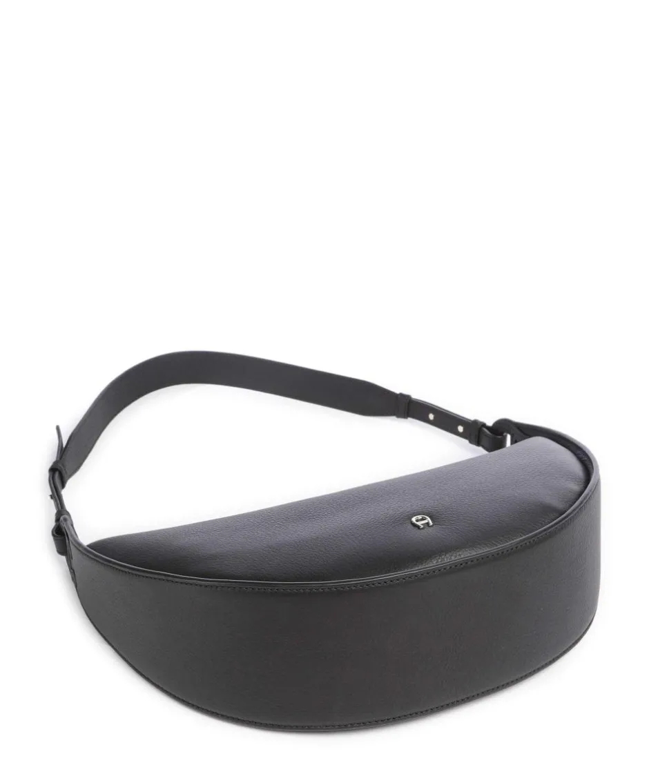 AIGNER Shoulder Bags|Hobo Bags-Eliza S Hobo bag grained cow leather