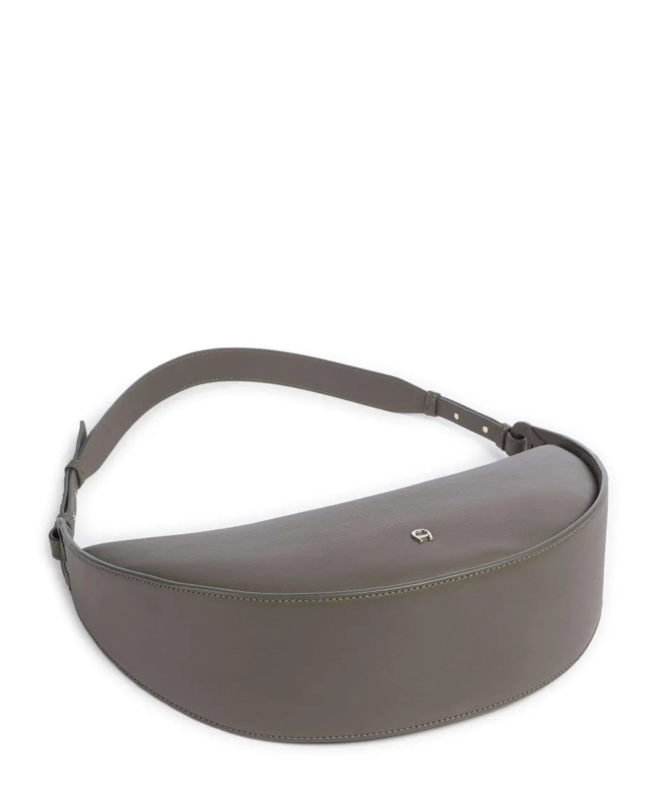 AIGNER Shoulder Bags|Hobo Bags-Eliza S Hobo bag grained cow leather