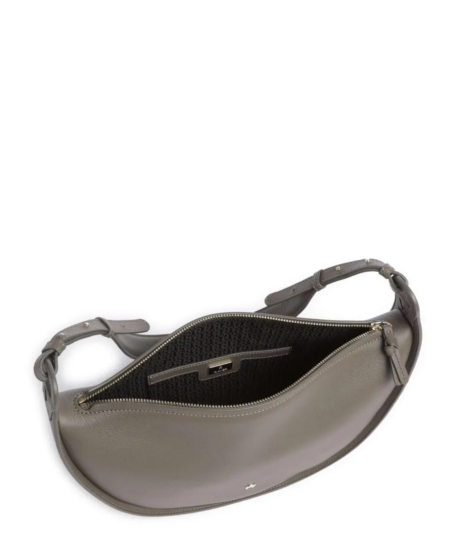 AIGNER Shoulder Bags|Hobo Bags-Eliza S Hobo bag grained cow leather