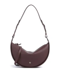 AIGNER Shoulder Bags|Hobo Bags-Eliza S Hobo bag grained cow leather