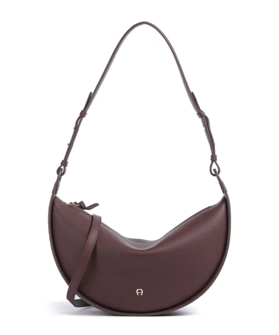AIGNER Shoulder Bags|Hobo Bags-Eliza S Hobo bag grained cow leather