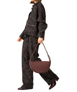 AIGNER Shoulder Bags|Hobo Bags-Eliza S Hobo bag grained cow leather