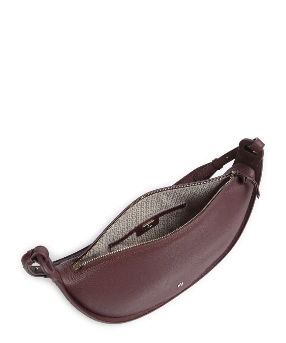 AIGNER Shoulder Bags|Hobo Bags-Eliza S Hobo bag grained cow leather