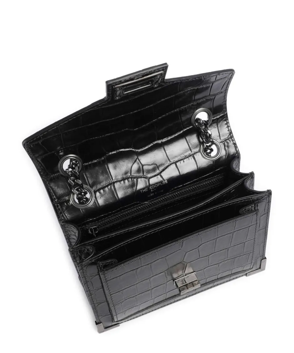 The Kooples Clutch & Evening Bags|Shoulder Bags-Emily Shoulder bag embossed cow leather