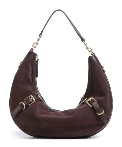 Les Visionnaires Shoulder Bags|Hobo Bags-Enya Cozy Hobo bag brushed leather