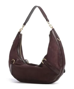 Les Visionnaires Shoulder Bags|Hobo Bags-Enya Cozy Hobo bag brushed leather