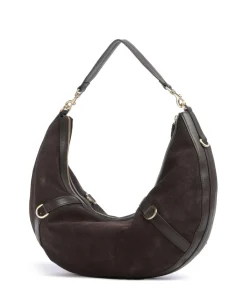 Les Visionnaires Shoulder Bags|Hobo Bags-Enya Cozy Hobo bag brushed leather