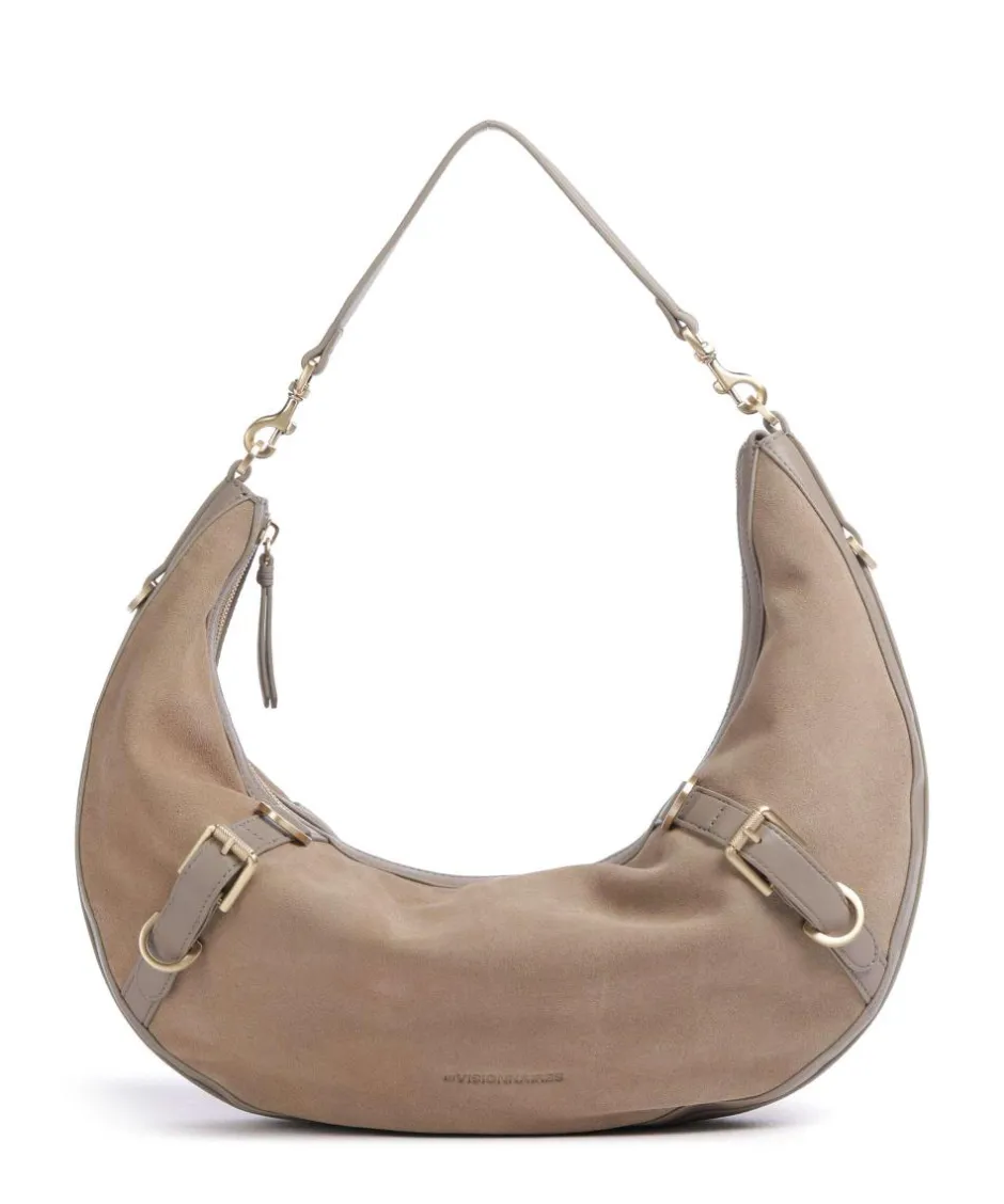 Les Visionnaires Shoulder Bags|Hobo Bags-Enya Cozy Hobo bag brushed leather