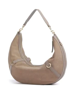 Les Visionnaires Shoulder Bags|Hobo Bags-Enya Cozy Hobo bag brushed leather