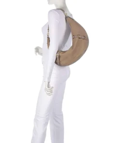 Les Visionnaires Shoulder Bags|Hobo Bags-Enya Cozy Hobo bag brushed leather