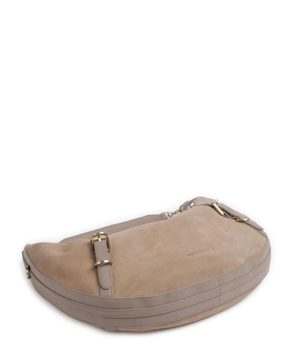 Les Visionnaires Shoulder Bags|Hobo Bags-Enya Cozy Hobo bag brushed leather