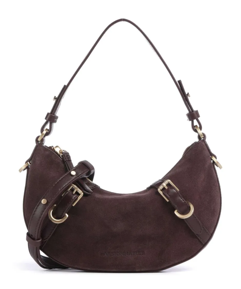 Les Visionnaires Shoulder Bags|Crossbody Bags-Enya Cozy Mini Shoulder bag brushed leather