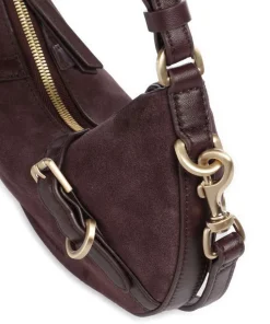 Les Visionnaires Shoulder Bags|Crossbody Bags-Enya Cozy Mini Shoulder bag brushed leather