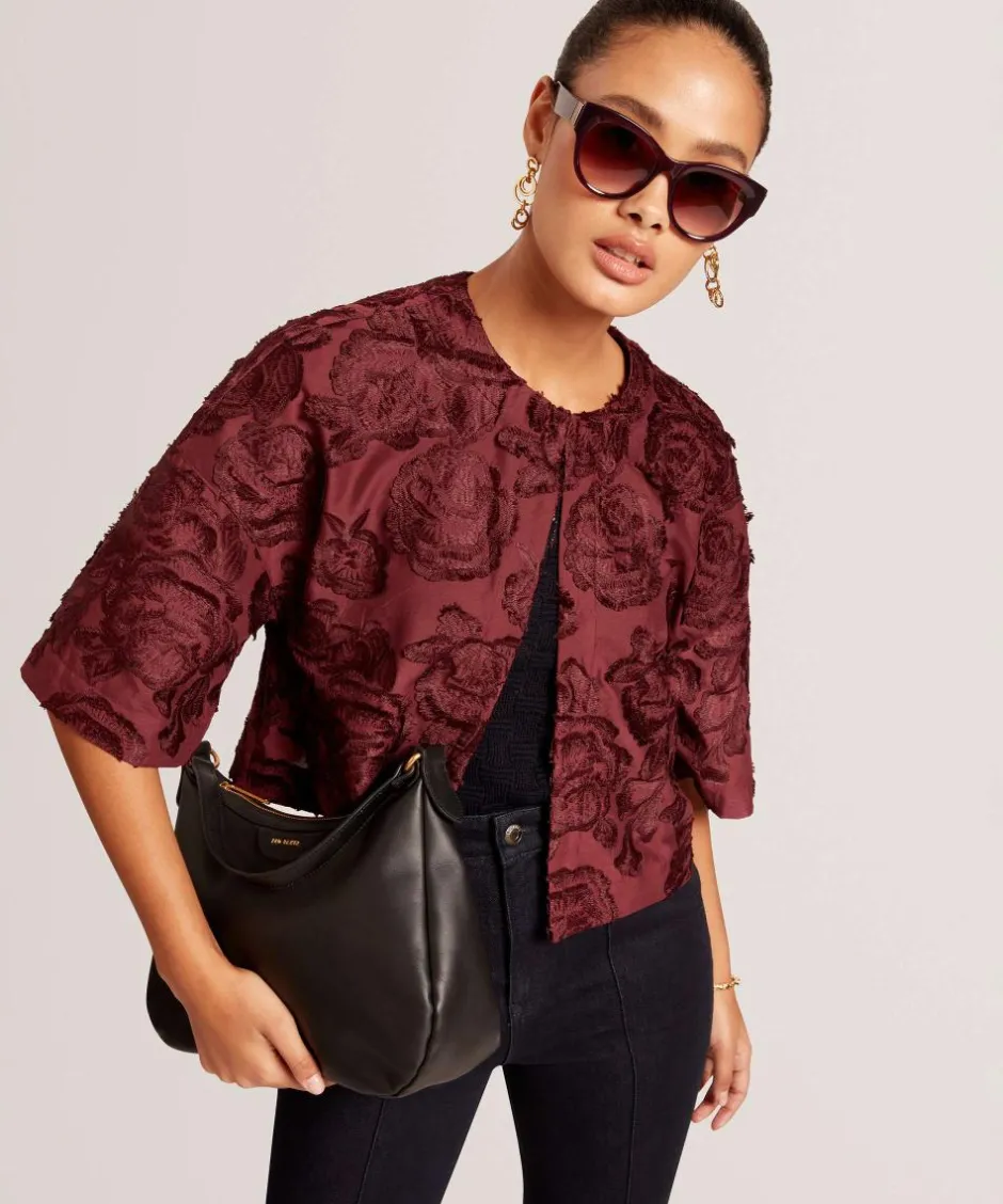 Ted Baker Shoulder Bags|Hobo Bags-Esiah Hobo bag fine grain cow leather