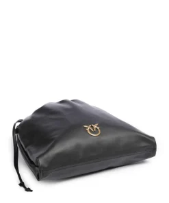 Pinko Shoulder Bags|Hobo Bags-Extra Slouchy Bucket bag fine grain cow leather
