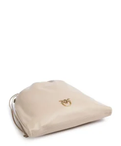 Pinko Shoulder Bags|Hobo Bags-Extra Slouchy Bucket bag fine grain cow leather