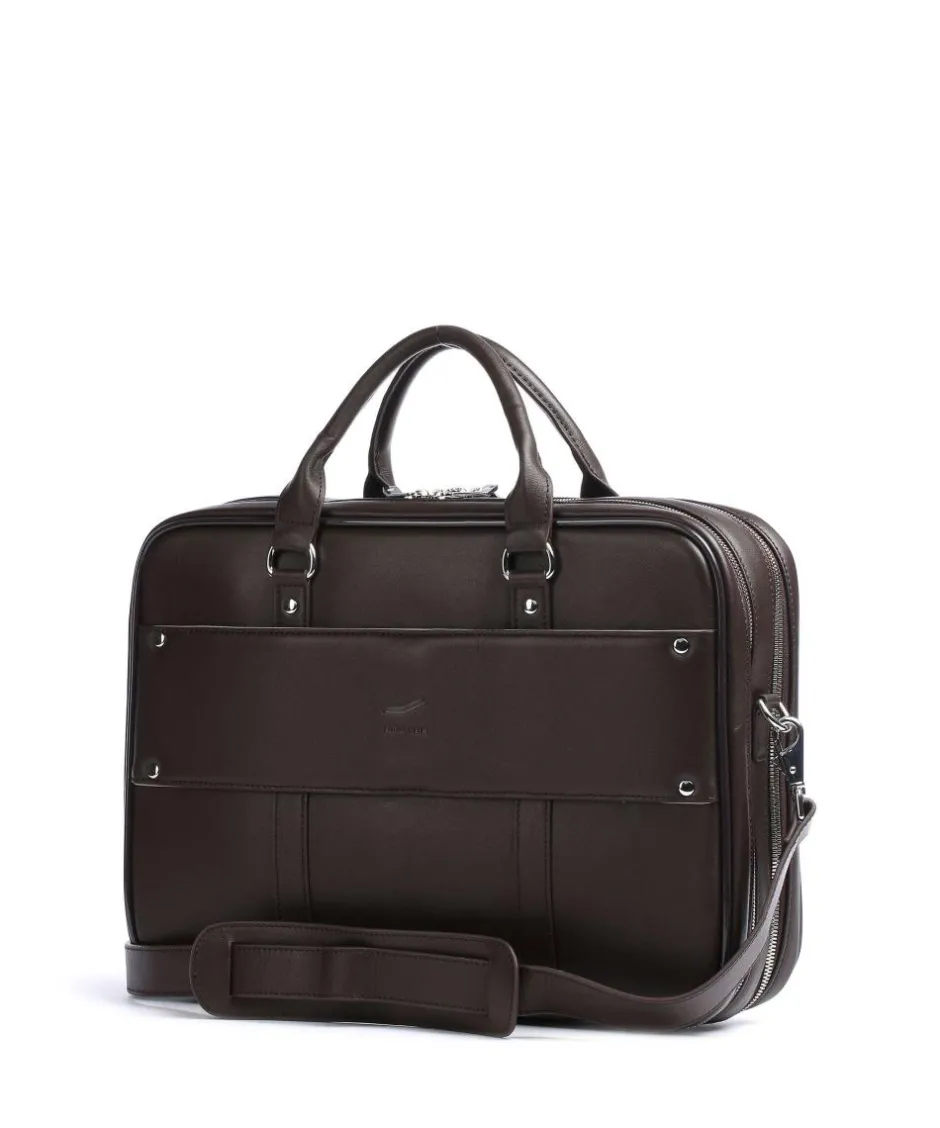 Vocier Business- & Laptop Bags-F26 Legacy Briefcase 15″ leather
