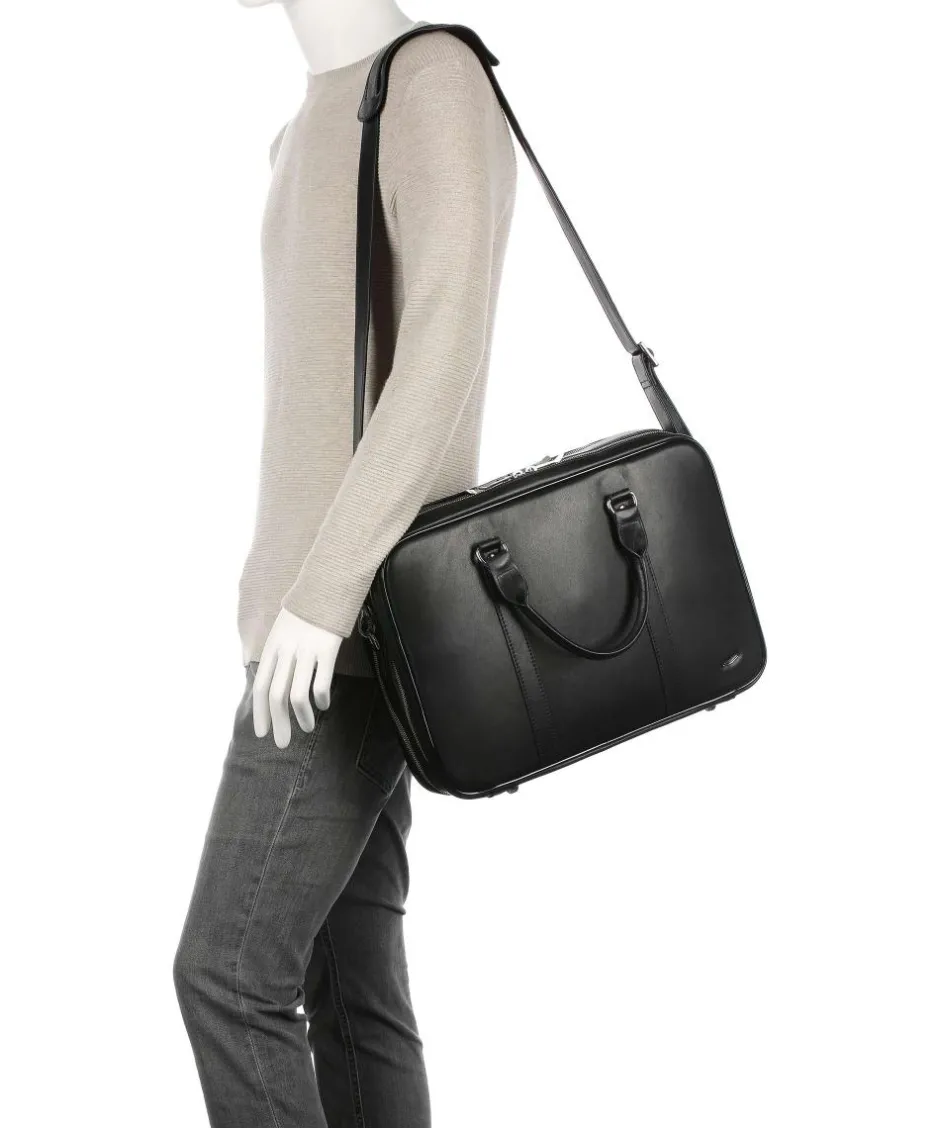 Vocier Business- & Laptop Bags-F26 Legacy Briefcase 15″ leather