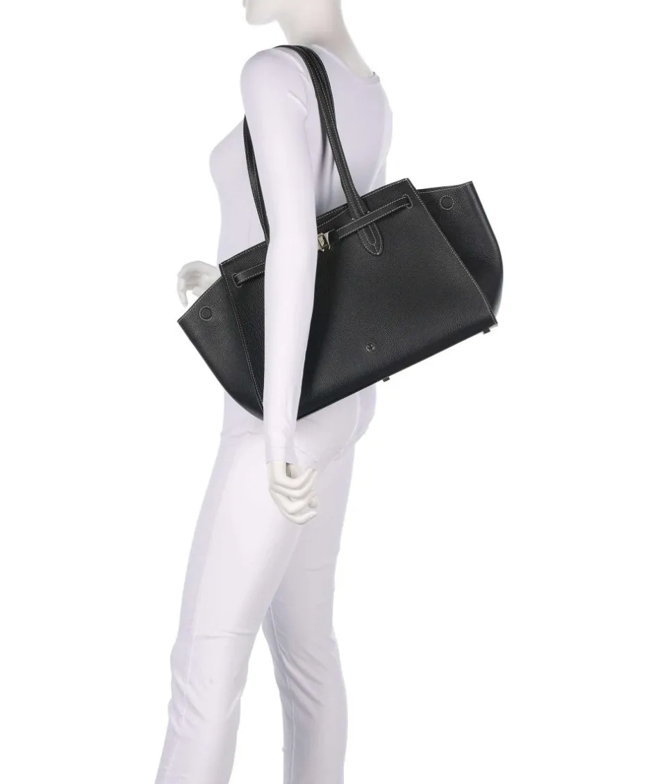 AIGNER Tote Bags-Farah L Tote bag grained cow leather