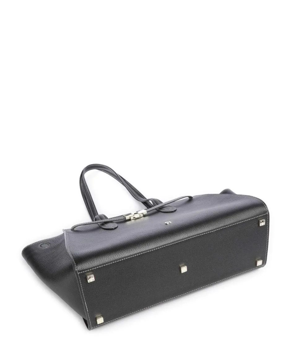 AIGNER Tote Bags-Farah L Tote bag grained cow leather