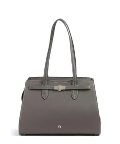 AIGNER Tote Bags-Farah L Tote bag grained cow leather